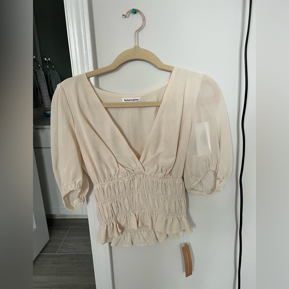 Reformation top size medium